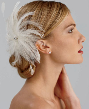 Bridal head pieces are trendy classic and add a flair to your bridal look