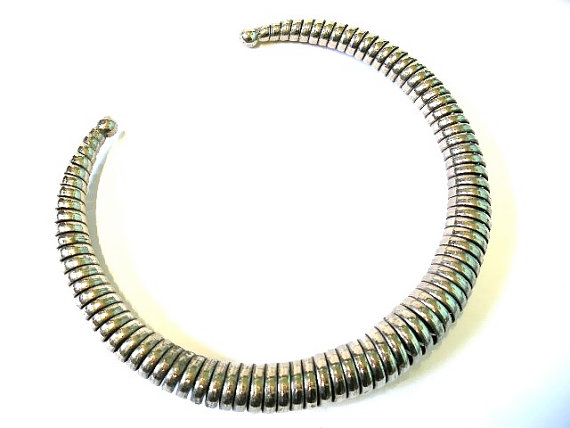 Vintage '70s coiled silver necklace, $36 at 
